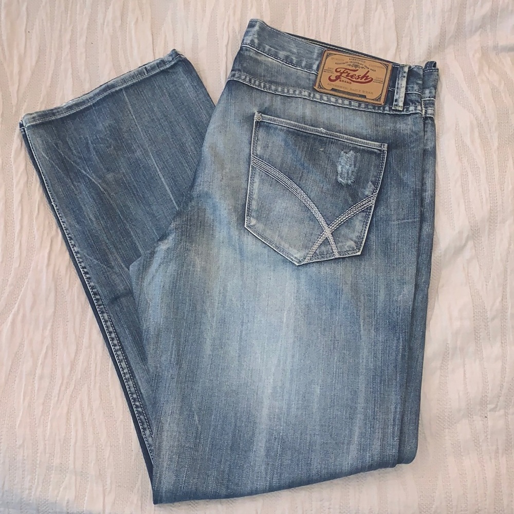 Washed jeans